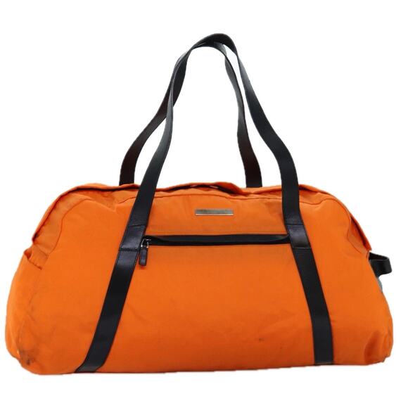 GUCCI Boston Bag Canvas Orange 012 0408 012 0408 - Picture 1 of 16